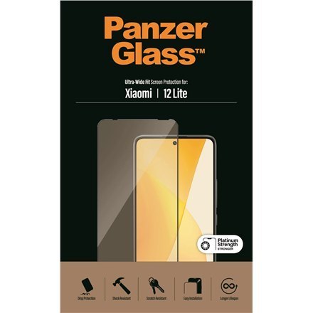 PanzerGlass | Screen protector - glass | Xiaomi 12 Lite | Glass | Black | Transparent PanzerGlass | Screen protector - glass | Xiaomi 12 Lite | Glass | Black | Transparent