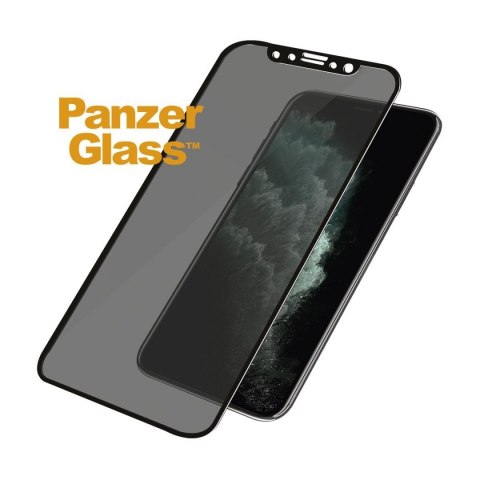 PanzerGlass | Screen protector - glass - with privacy filter | Apple iPhone 11 Pro Max, XS Max | Tempered glass | Black | Transp PanzerGlass | Screen protector - glass - with privacy filter | Apple iPhone 11 Pro Max, XS Max | Tempered glass | Black | Transp