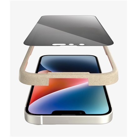 PanzerGlass | Screen protector - glass - with privacy filter | Apple iPhone 13, 13 Pro, 14 | Black | Transparent PanzerGlass | Screen protector - glass - with privacy filter | Apple iPhone 13, 13 Pro, 14 | Black | Transparent