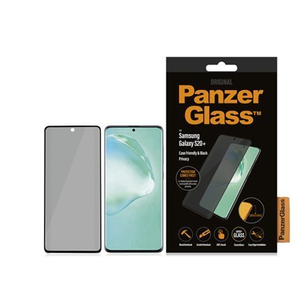 PanzerGlass | Screen protector - glass - with privacy filter | Samsung Galaxy S20+, S20+ 5G | Tempered glass | Transparent PanzerGlass | Screen protector - glass - with privacy filter | Samsung Galaxy S20+, S20+ 5G | Tempered glass | Transparent
