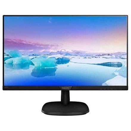 Philips | 273V7QJAB/00 | 27 " | IPS | FHD | 16:9 | 5 ms | 250 cd/m² | Black | HDMI ports quantity 1 | 60 Hz Philips | 273V7QJAB/00 | 27 " | IPS | FHD | 16:9 | 5 ms | 250 cd/m² | Black | HDMI ports quantity 1 | 60 Hz