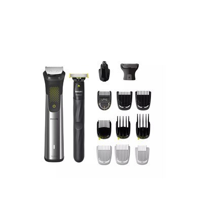 Philips | All-in-One Trimmer | MG9552/15 | Cordless | Wet & Dry | Number of length steps 27 | Silver/Black/Green Philips | All-in-One Trimmer | MG9552/15 | Cordless | Wet & Dry | Number of length steps 27 | Silver/Black/Green