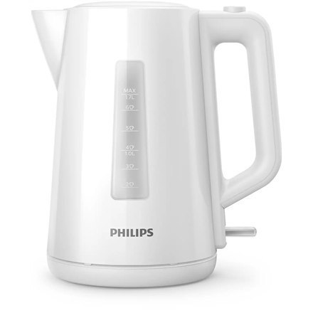 Philips | Czajnik z serii 3000 | HD9318/00 | Elektryczny | 2200 W | 1,7 L | Plastikowy | Podstawa obrotowa 360° | Biały Philips | Czajnik z serii 3000 | HD9318/00 | Elektryczny | 2200 W | 1,7 L | Plastikowy | Podstawa obrotowa 360° | Biały