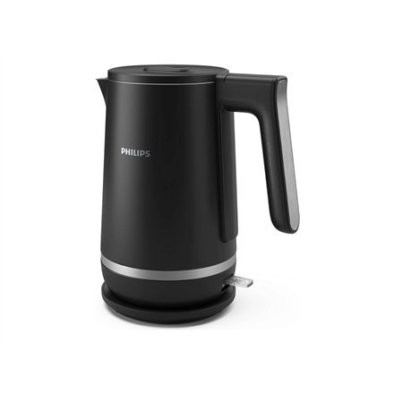 Philips Double Walled Kettle | HD9395/90 | Electric | 2200 W | 1.7 L | Stainless steel/Plastic | 360° rotational base | Black Philips Double Walled Kettle | HD9395/90 | Electric | 2200 W | 1.7 L | Stainless steel/Plastic | 360° rotational base | Black