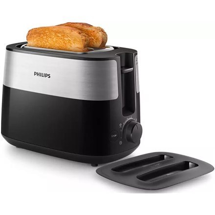 Philips | HD2517/90 Daily Collection | Toaster | Power 830 W | Number of slots 2 | Housing material Plastic | Black/Stainless St Philips | HD2517/90 Daily Collection | Toaster | Power 830 W | Number of slots 2 | Housing material Plastic | Black/Stainless St