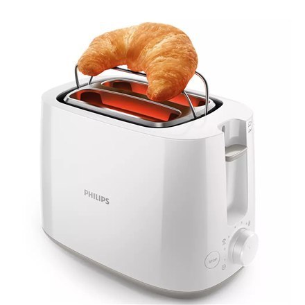 Philips | HD2581/00 Daily Collection | Toster | Moc 760-900 W | Liczba gniazd 2 | Materiał obudowy Plastik | Biały Philips | HD2581/00 Daily Collection | Toster | Moc 760-900 W | Liczba gniazd 2 | Materiał obudowy Plastik | Biały