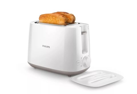 Philips | HD2582/00 | Toster | Moc 760 - 900 W | Ilość otworów 2 | Materiał obudowy Plastik | Biały Philips | HD2582/00 | Toster | Moc 760 - 900 W | Ilość otworów 2 | Materiał obudowy Plastik | Biały