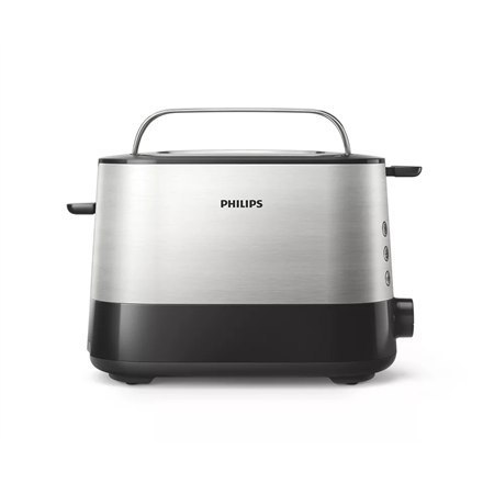 Philips | HD2637/90 Viva Collection | Toster | Moc W | Liczba gniazd 2 | Materiał obudowy Metal/Plastik | Czarny Philips | HD2637/90 Viva Collection | Toster | Moc W | Liczba gniazd 2 | Materiał obudowy Metal/Plastik | Czarny