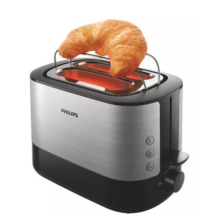 Philips | HD2637/90 Viva Collection | Toster | Moc W | Liczba gniazd 2 | Materiał obudowy Metal/Plastik | Czarny Philips | HD2637/90 Viva Collection | Toster | Moc W | Liczba gniazd 2 | Materiał obudowy Metal/Plastik | Czarny