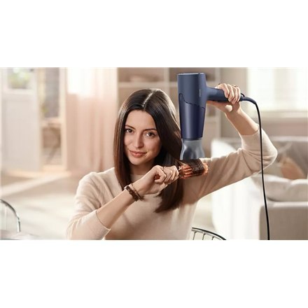 Philips | Hair Dryer | BHD510/00 | 2300 W | Number of temperature settings 3 | Ionic function | Diffuser nozzle | Blue/Metal Philips | Hair Dryer | BHD510/00 | 2300 W | Number of temperature settings 3 | Ionic function | Diffuser nozzle | Blue/Metal