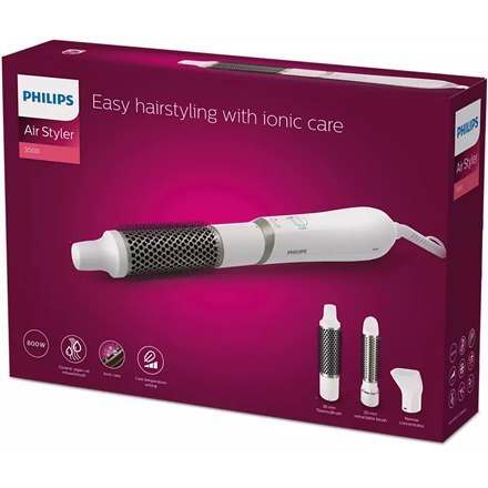 Philips | Hair Styler | BHA303/00 3000 Series | Warranty 24 month(s) | Ion conditioning | Temperature (max) °C | Number of heat Philips | Hair Styler | BHA303/00 3000 Series | Warranty 24 month(s) | Ion conditioning | Temperature (max) °C | Number of heat