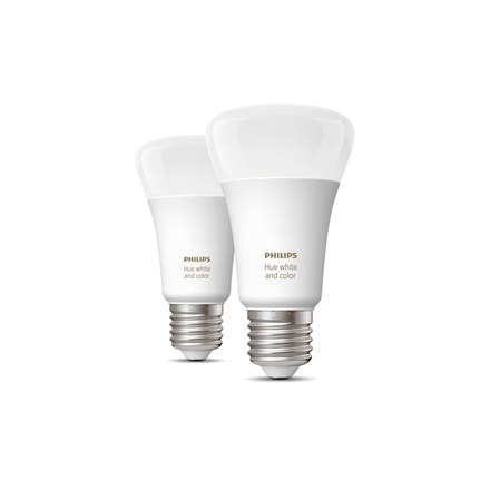Philips Hue WCA 6,5W A60 E27 2pcs pack Philips Hue | Hue WCA 6.5W A60 E27, 2pcs pack | E27 | 6.5 W | RGBW 2000-6500K | Bluetooth Philips Hue WCA 6,5W A60 E27 2pcs pack Philips Hue | Hue WCA 6.5W A60 E27, 2pcs pack | E27 | 6.5 W | RGBW 2000-6500K | Bluetooth