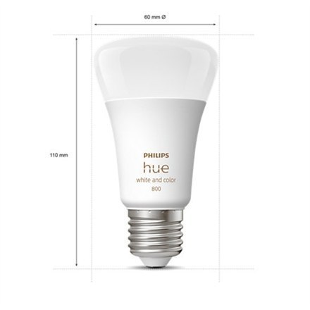 Philips Hue WCA 6,5W A60 E27 opakowanie 4 sztuki Philips Hue | Hue WCA 6,5W A60 E27, opakowanie 4 sztuki | E27 | 6,5 W | RGBW 20 Philips Hue WCA 6,5W A60 E27 opakowanie 4 sztuki Philips Hue | Hue WCA 6,5W A60 E27, opakowanie 4 sztuki | E27 | 6,5 W | RGBW 20