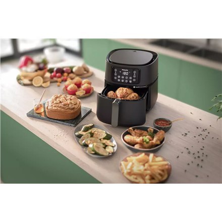 Philips | XXL Connected Air Fryer | HD9285/93 Seria 5000 | Moc 2000 W | Pojemność 7,2 L | Czarny Philips | XXL Connected Air Fryer | HD9285/93 Seria 5000 | Moc 2000 W | Pojemność 7,2 L | Czarny