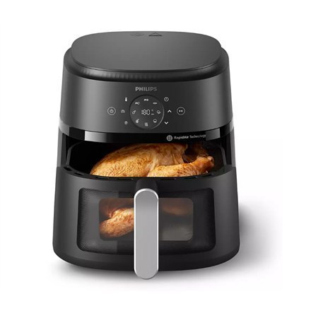 Philips NA231/00 Airfryer, 1700 W, Pan volume 6.2 L, Black, Silver | Philips Airfryer | NA231/00 | Power 1700 W | Capacity 6.2 L Philips NA231/00 Airfryer, 1700 W, Pan volume 6.2 L, Black, Silver | Philips Airfryer | NA231/00 | Power 1700 W | Capacity 6.2 L