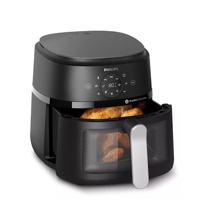 Philips NA231/00 Airfryer, 1700 W, Pan volume 6.2 L, Black, Silver | Philips Airfryer | NA231/00 | Power 1700 W | Capacity 6.2 L Philips NA231/00 Airfryer, 1700 W, Pan volume 6.2 L, Black, Silver | Philips Airfryer | NA231/00 | Power 1700 W | Capacity 6.2 L