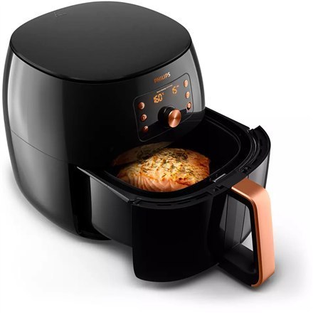 Philips | Premium Airfryer XXL | HD9867/90 | Moc 2225 W | Pojemność 7,3 L | Technologia Smart Sensing | Czarny Philips | Premium Airfryer XXL | HD9867/90 | Moc 2225 W | Pojemność 7,3 L | Technologia Smart Sensing | Czarny
