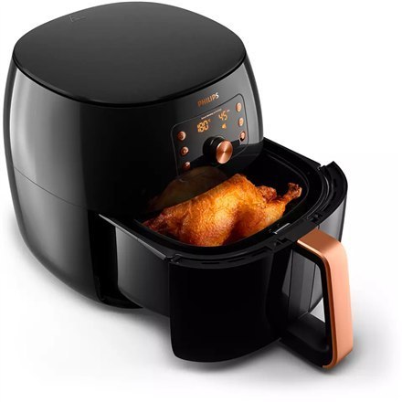 Philips | Premium Airfryer XXL | HD9867/90 | Moc 2225 W | Pojemność 7,3 L | Technologia Smart Sensing | Czarny Philips | Premium Airfryer XXL | HD9867/90 | Moc 2225 W | Pojemność 7,3 L | Technologia Smart Sensing | Czarny