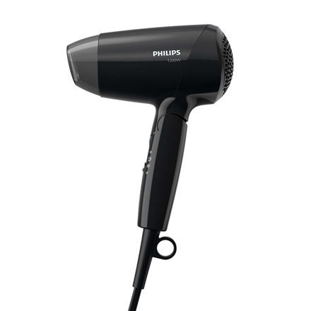 Philips | Suszarka do włosów | BHC010/10 EssentialCare | 1200 W | Liczba ustawień temperatury 3 | Czarny Philips | Suszarka do włosów | BHC010/10 EssentialCare | 1200 W | Liczba ustawień temperatury 3 | Czarny