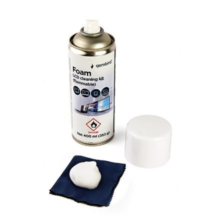 Piankowy zestaw do czyszczenia LCD | CK-LCD-08 | Piankowy środek czyszczący do ekranów LCD / TFT | 400 ml Piankowy zestaw do czyszczenia LCD | CK-LCD-08 | Piankowy środek czyszczący do ekranów LCD / TFT | 400 ml