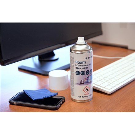 Piankowy zestaw do czyszczenia LCD | CK-LCD-08 | Piankowy środek czyszczący do ekranów LCD / TFT | 400 ml Piankowy zestaw do czyszczenia LCD | CK-LCD-08 | Piankowy środek czyszczący do ekranów LCD / TFT | 400 ml