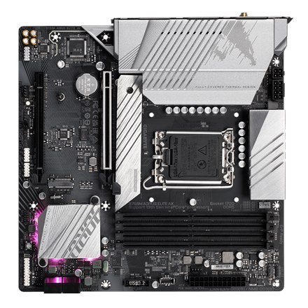 Płyta główna Gigabyte B760M AORUS ELITE AX 1.0 | Rodzina procesora Intel | Gniazdo procesora LGA1700 | Pamięć DDR5 DIMM | Ilość Płyta główna Gigabyte B760M AORUS ELITE AX 1.0 | Rodzina procesora Intel | Gniazdo procesora LGA1700 | Pamięć DDR5 DIMM | Ilość