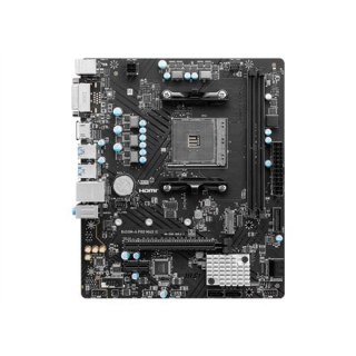 Płyta główna MSI B450M-A PRO MAX II, obsługująca procesory AMD z gniazdem AM4, DDR4. Interfejsy dla dysków SATA i M.2 z łączem n
