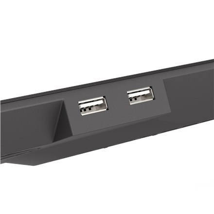Podkładka Chłodząca do Laptopa Genesis OXID 450 Czarna 260 x 360 x 40 mm 5 Wentylatorów USB RGB - Regulowany Kąt Nachylenia - Po Podkładka Chłodząca do Laptopa Genesis OXID 450 Czarna 260 x 360 x 40 mm 5 Wentylatorów USB RGB - Regulowany Kąt Nachylenia - Po