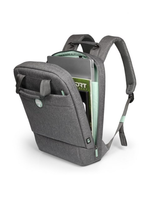 PORT DESIGNS | Pasuje do rozmiaru " | Plecak na laptopa | YOSEMITE Eco | Plecak | Szary | Pasek na ramię PORT DESIGNS | Pasuje do rozmiaru " | Plecak na laptopa | YOSEMITE Eco | Plecak | Szary | Pasek na ramię