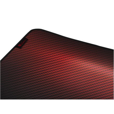Podkładka pod mysz Genesis Carbon 500 Ultra Blaze o wymiarach 110 cm x 45 cm x 0,25 cm w kolorze czarno-czerwonym, wykonana z ma Podkładka pod mysz Genesis Carbon 500 Ultra Blaze o wymiarach 110 cm x 45 cm x 0,25 cm w kolorze czarno-czerwonym, wykonana z ma
