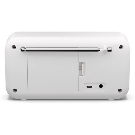 Przenośne radio cyfrowe Sharp DR-P420(WH) Tokyo, FM/DAB/DAB+, Bluetooth 5.0, zasilanie USB lub bateryjne, śnieżnobiały | Sharp | Przenośne radio cyfrowe Sharp DR-P420(WH) Tokyo, FM/DAB/DAB+, Bluetooth 5.0, zasilanie USB lub bateryjne, śnieżnobiały | Sharp |