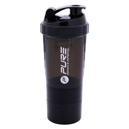 Pure2Improve | Butelka Shaker, 500 ml | Czarna Pure2Improve | Butelka Shaker, 500 ml | Czarna