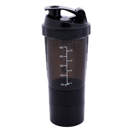 Pure2Improve | Butelka Shaker, 500 ml | Czarna Pure2Improve | Butelka Shaker, 500 ml | Czarna
