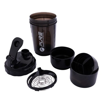 Pure2Improve | Butelka Shaker, 500 ml | Czarna Pure2Improve | Butelka Shaker, 500 ml | Czarna