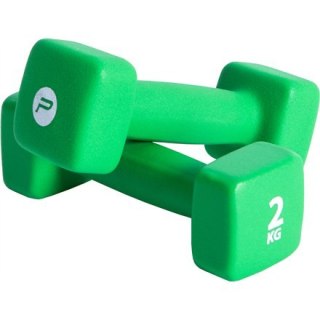 Pure2Improve | Dumbbells | P2I201400 | 4.161 kg | Green | 2 pcs | 2 kg