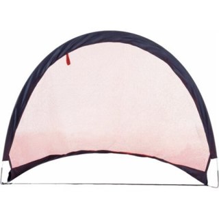 Pure2Improve | Pop-Up Soccer Goal (120 x 86 x 86 cm) | Black/Red | Fibreglass, Nylon