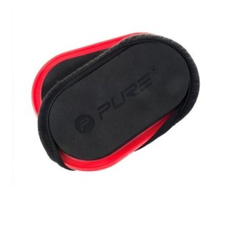 Pure2Improve | Slide Pads (Set of 2 pcs) | Black/Red