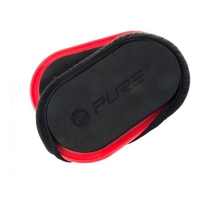 Pure2Improve | Slide Pads (Set of 2 pcs) | Black/Red Pure2Improve | Slide Pads (Set of 2 pcs) | Black/Red