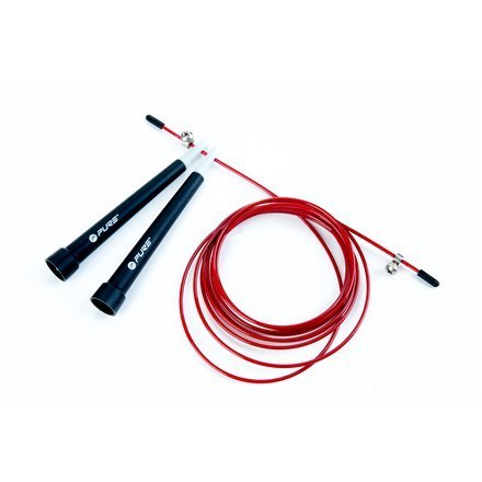 Pure2Improve | SpeedRope 285 cm | czarny/czerwony Pure2Improve | SpeedRope 285 cm | czarny/czerwony