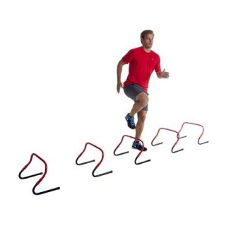 Pure2Improve | Sprint Hurdles (Set of 5 pcs) | 49.2 x 36 x 15.4 cm | Red