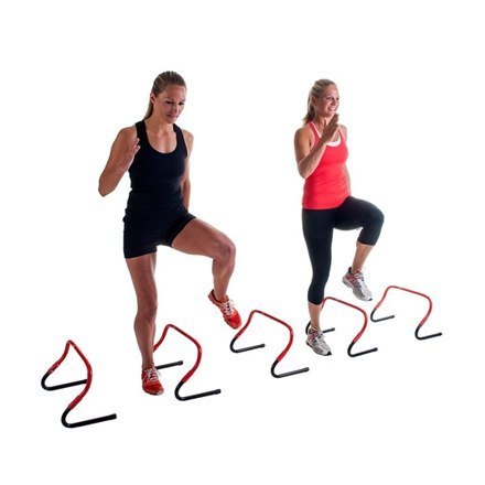 Pure2Improve | Sprint Hurdles (Set of 5 pcs) | 49.2 x 36 x 15.4 cm | Red Pure2Improve | Sprint Hurdles (Set of 5 pcs) | 49.2 x 36 x 15.4 cm | Red