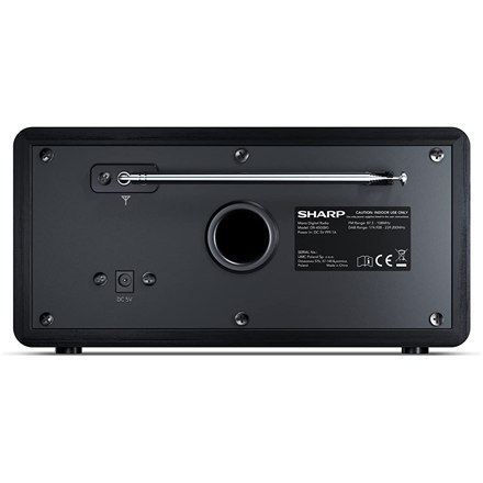 Radio cyfrowe Sharp DR-450(BK), FM/DAB/DAB+, Bluetooth 4.2, funkcja alarmu, Midnight Black | Sharp | Radio cyfrowe | DR-450(BK) Radio cyfrowe Sharp DR-450(BK), FM/DAB/DAB+, Bluetooth 4.2, funkcja alarmu, Midnight Black | Sharp | Radio cyfrowe | DR-450(BK)