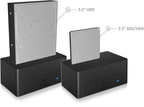 Raidsonic | HDD docking station | 2.5" / 3.5" shared | SATA 6Gb/s