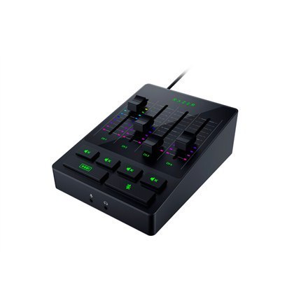 Razer Audio Mixer for Broadcasting and Streaming, Black Razer | Audio Mixer for Broadcasting and Streaming | Wired | N/A | Black Razer Audio Mixer for Broadcasting and Streaming, Black Razer | Audio Mixer for Broadcasting and Streaming | Wired | N/A | Black