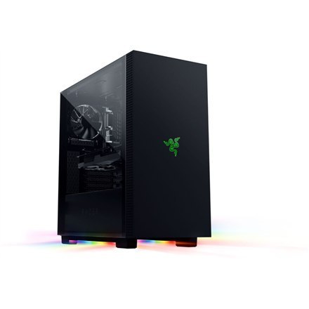Razer | Gaming Chassis | Tomahawk ATX with Razer Chroma RGB | Side window | Black | Mid-Tower | Power supply included No | 210mm Razer | Gaming Chassis | Tomahawk ATX with Razer Chroma RGB | Side window | Black | Mid-Tower | Power supply included No | 210mm