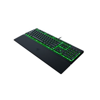 Razer | Gaming Keyboard | Ornata V3 X | Gaming keyboard | RGB LED light | US | Wired | Black | Numeric keypad | Silent Membrane