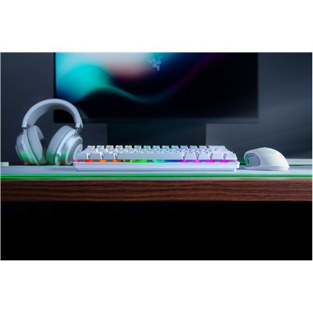 Razer | Huntsman Mini | Klawiatura dla graczy | Podświetlenie LED RGB | US | Mercury White | Przewodowa Razer | Huntsman Mini | Klawiatura dla graczy | Podświetlenie LED RGB | US | Mercury White | Przewodowa