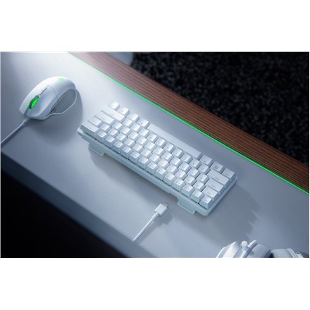 Razer | Huntsman Mini | Klawiatura dla graczy | Podświetlenie LED RGB | US | Mercury White | Przewodowa Razer | Huntsman Mini | Klawiatura dla graczy | Podświetlenie LED RGB | US | Mercury White | Przewodowa