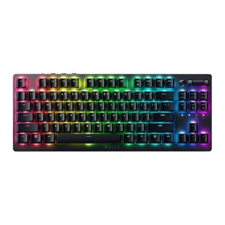 Razer | Klawiatura do gier | Deathstalker V2 Pro Tenkeyless | Klawiatura do gier | Podświetlenie LED RGB | USA | Bezprzewodowa | Razer | Klawiatura do gier | Deathstalker V2 Pro Tenkeyless | Klawiatura do gier | Podświetlenie LED RGB | USA | Bezprzewodowa |