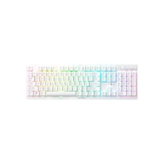 Razer | Optical Gaming Keyboard | Deathstalker V2 Pro | Gaming keyboard | RGB LED light | US | Wireless | White | Purple Switch